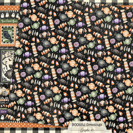 Graphic 45 - Bootiful Greetings - Borders