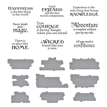 Spellbinders BetterPress Press Plate & Die Set - Wonder Of Oz