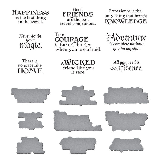 Spellbinders BetterPress Press Plate & Die Set - Wonder Of Oz