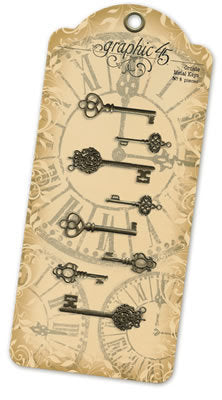 Graphic 45 - Staples - Ornate Metal Keys