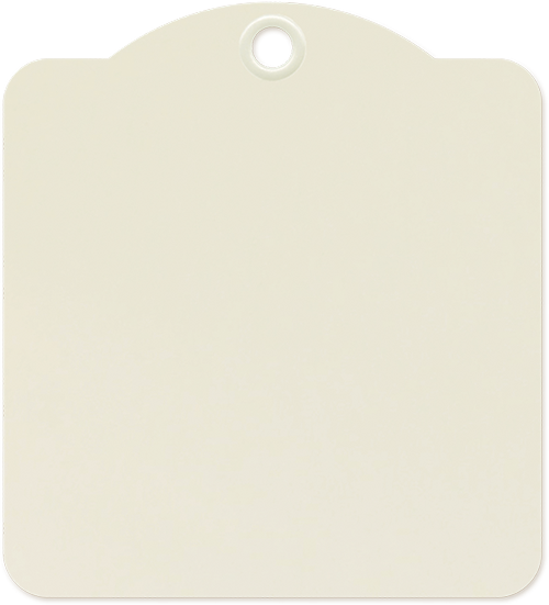 Graphic 45 - Staples - Square Tags - Ivory