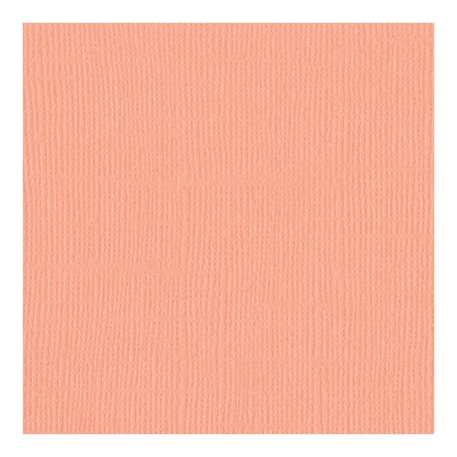 Bazzill Mono - 12X12 Cardstock - Coral Cream