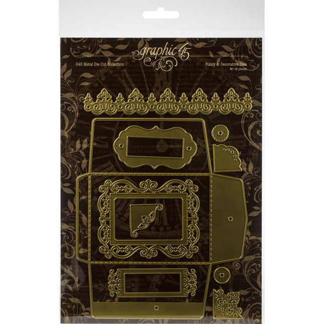 Graphic 45 - Staples - Policy & Decorative Metal Dies