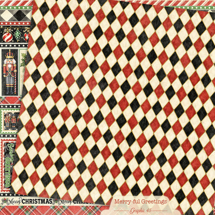 Graphic 45 - Merry-ful Greetings - Borders