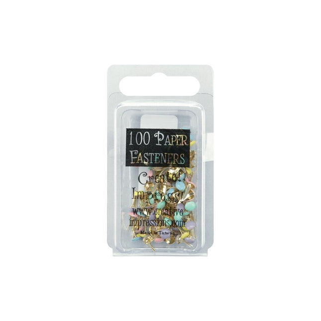Creative Impressions - Pastel Mini Round Fasteners 3mm (100)