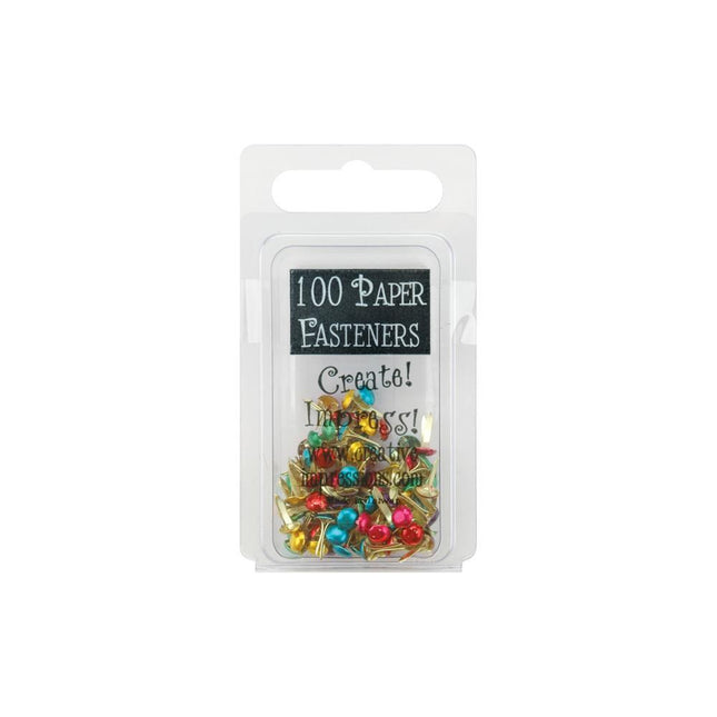 Creative Impressions - Metallic Mini Round Fasteners 3mm (100)