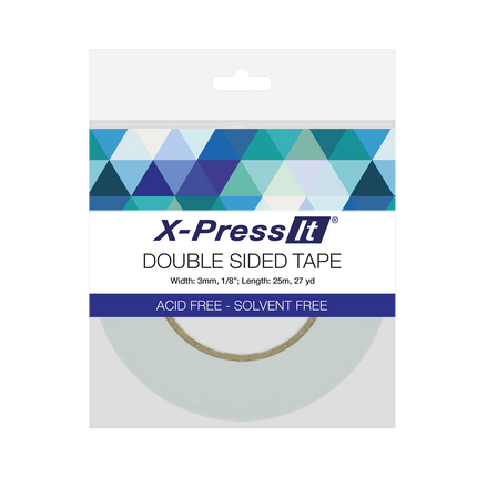 X-press It Double Sided Tape - 3mmx25m