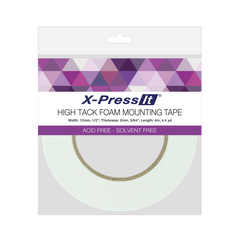 X-press It High Tack Foam Mounting Tape - 12mmx4m