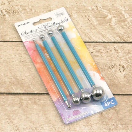 Couture Creations - Large Tip Scoring & Modelling Tool Set Pk4