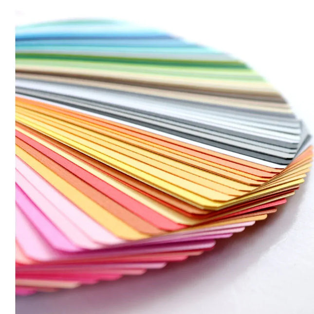 Ultimate Crafts - Textured Cardstock Swatch Book- 105 Colours