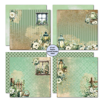 3Quarter Designs - Sage Candlelight - 12x12 Collection
