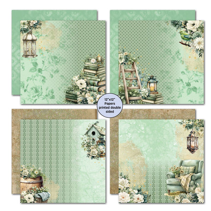 3Quarter Designs - Sage Candlelight - 12x12 Collection