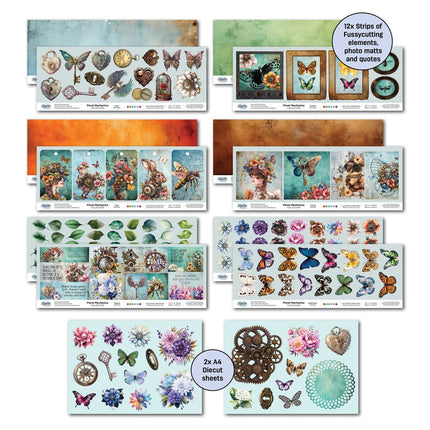 3Quarter Designs - Floral Mechanica - 12x12 Collection