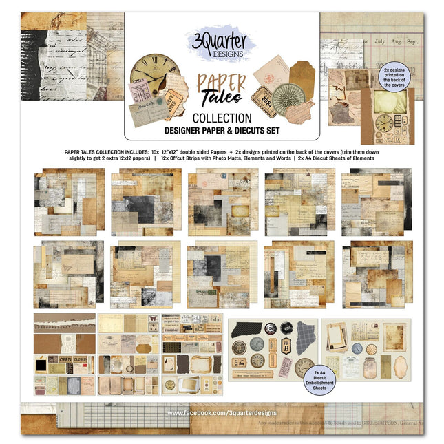 3Quarter Designs - Paper Tales - 12x12 Collection