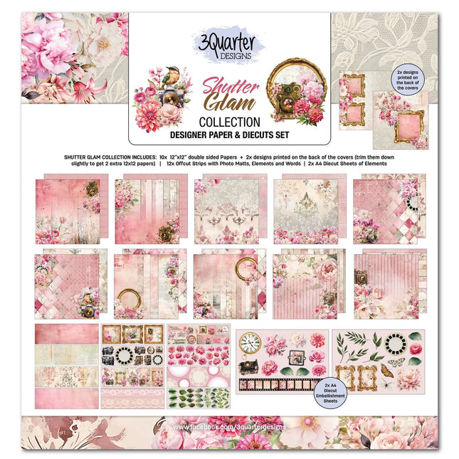 3Quarter Designs - Shutter Glam - 12x12 Collection
