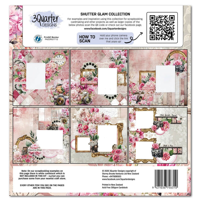 3Quarter Designs - Shutter Glam - 12x12 Collection