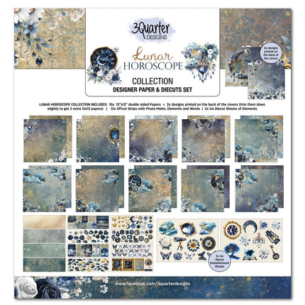 3Quarter Designs - Lunar Horoscope - 12x12 Collection