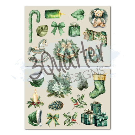 3Quarter Designs - Pine Festivites - 8x8 Pack