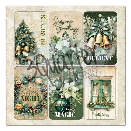 3Quarter Designs - Pine Festivites - 8x8 Pack