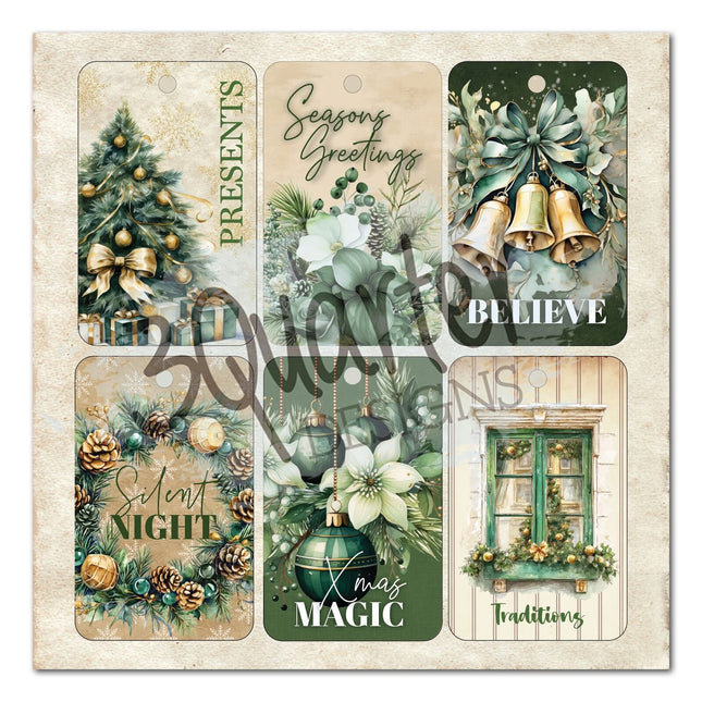 3Quarter Designs - Pine Festivites - 8x8 Pack