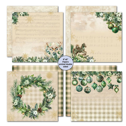 3Quarter Designs - Pine Festivites - 8x8 Pack