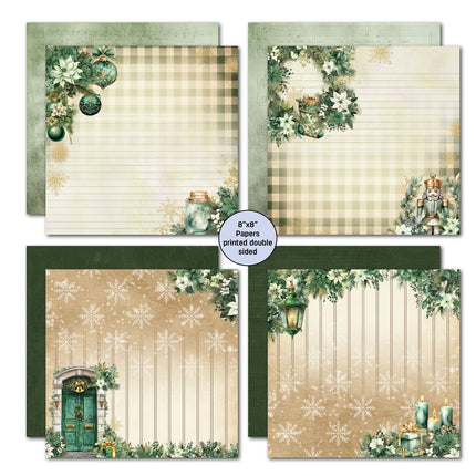 3Quarter Designs - Pine Festivites - 8x8 Pack