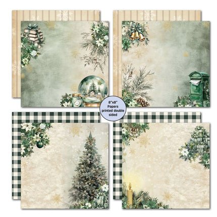 3Quarter Designs - Pine Festivites - 8x8 Pack