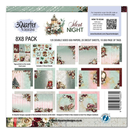 3Quarter Designs - Silent Night - 8x8 Pack