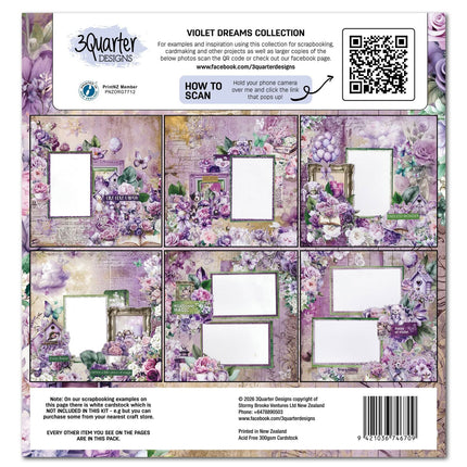 3Quarter Designs - Violet Dreams - 12x12 Collection