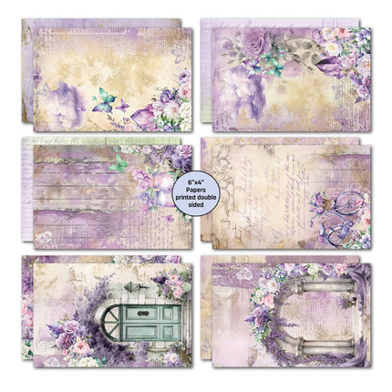 3Quarter Designs - Violet Dreams - 6x4 Card Pack