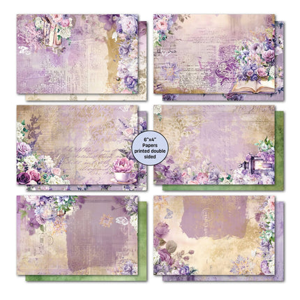 3Quarter Designs - Violet Dreams - 6x4 Card Pack