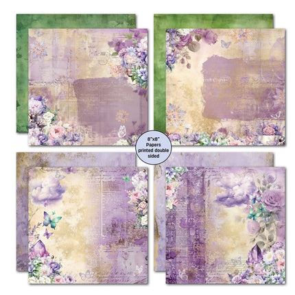 3Quarter Designs - Violet Dreams - 8x8 Pack
