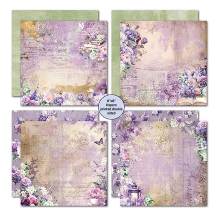 3Quarter Designs - Violet Dreams - 8x8 Pack