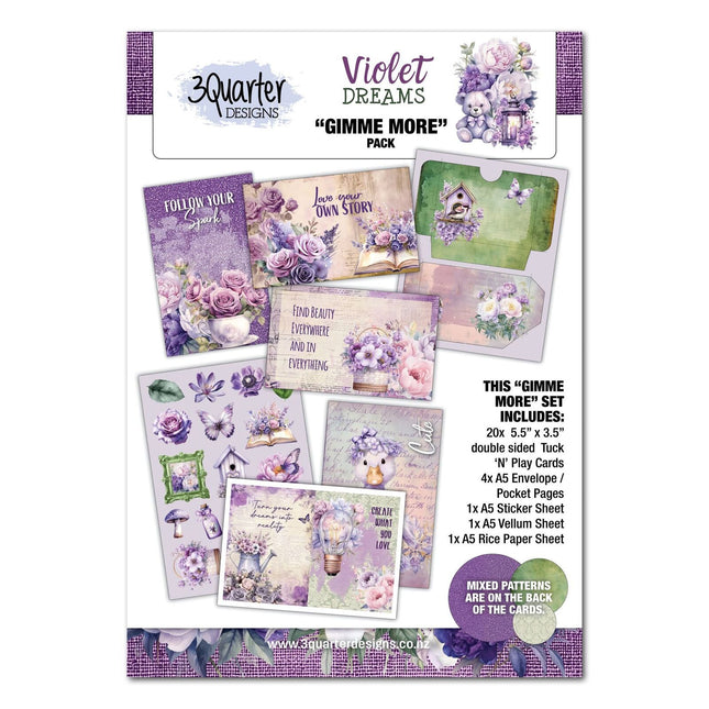 3Quarter Designs - Violet Dreams - Gimme More Pack