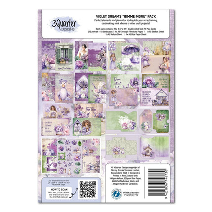 3Quarter Designs - Violet Dreams - Gimme More Pack