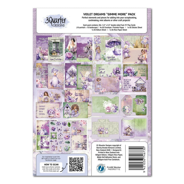 3Quarter Designs - Violet Dreams - Gimme More Pack