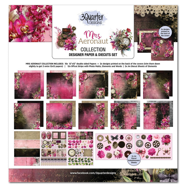 3Quarter Designs - Mrs Aeronaut - 12x12 Collection