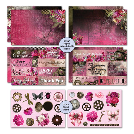 3Quarter Designs - Mrs Aeronaut - 6x4 Card Pack