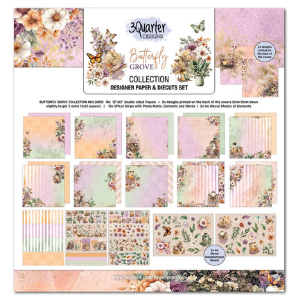 3Quarter Designs - Butterfly Grove - 12x12 Collection
