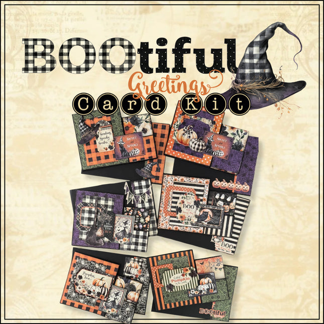 Graphic 45 - Card Kit - BOOtiful Greetings