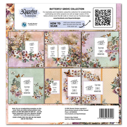 3Quarter Designs - Butterfly Grove - 12x12 Collection