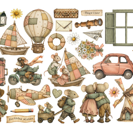 Stamperia - Cozy Family - Ephemera