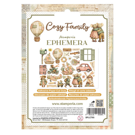 Stamperia - Cozy Family - Ephemera