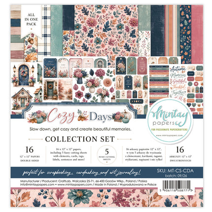 Mintay - Cozy Days - 12x12 Paper Set