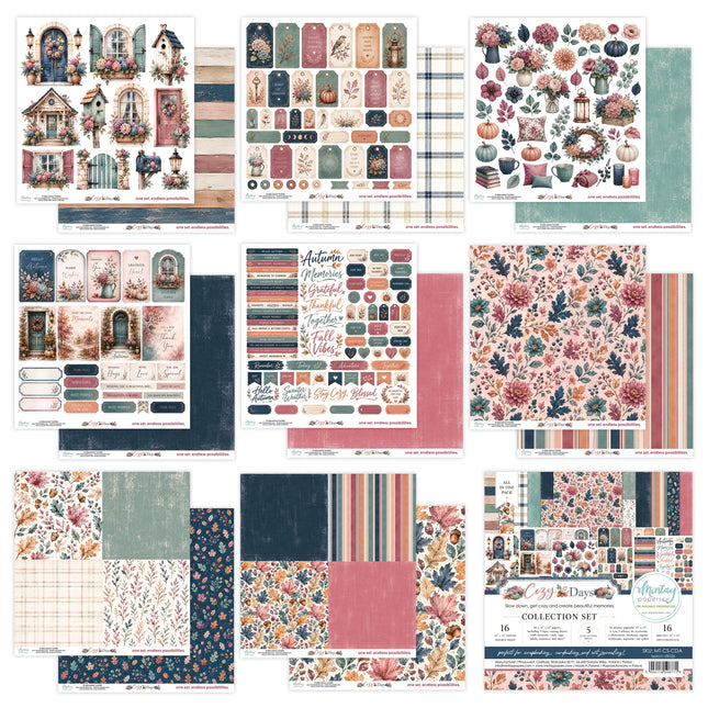 Mintay - Cozy Days - 12x12 Paper Set
