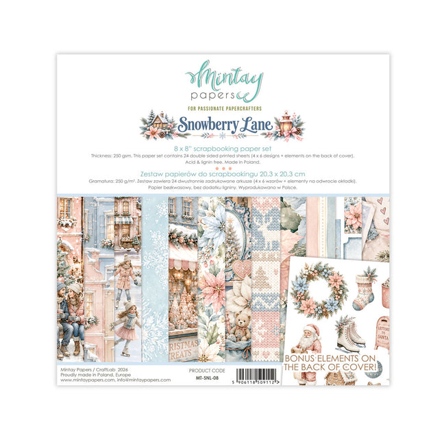Mintay - Snowberry Lane - 8x8 Paper Pad