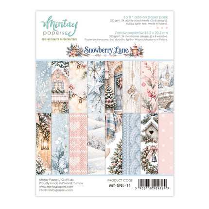 Mintay - Snowberry Lane - 6x8 Add On Paper Pack