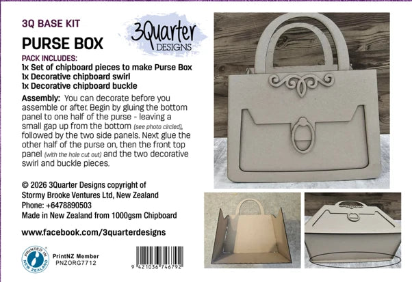 3Quarter Designs - Purse Box