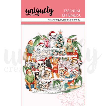 Uniquely Creative - Aussie Christmas - Ephemera