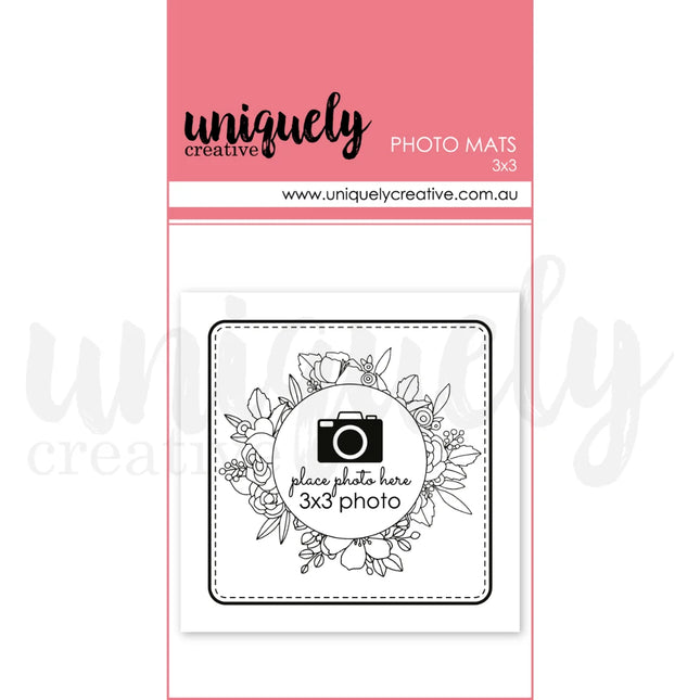 Uniquely Creative - 3"x 3" Photo Mats